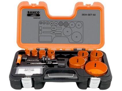 Sada děrovacích pil SANDFLEX 16,22,25,29,32,41,51,73,83 + 2 trny - BA-3834-SET-92