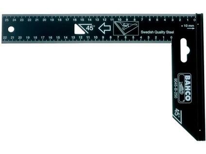Úhelník ocelový černý 300mm 225g b6 - BA-9045-B-300