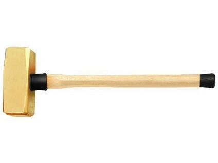 Nejiskřivé nářadí - Kamenické kladivo, německý typ, rukojeť ze dřeva Hickory, AL-BR 2500 W - BA-NS500-2500