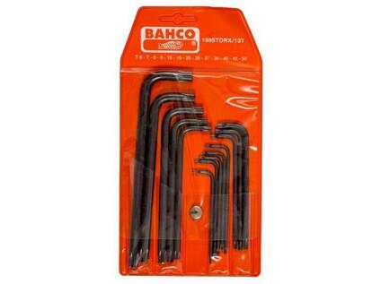 Sada vyhnutých klíčů TORX®, černých, 13ks - BA-1995TORX/13T