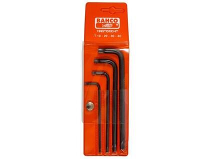 Sada vyhnutých klíčů TORX®, černých, 4 ks - BA-1995TORX/4T