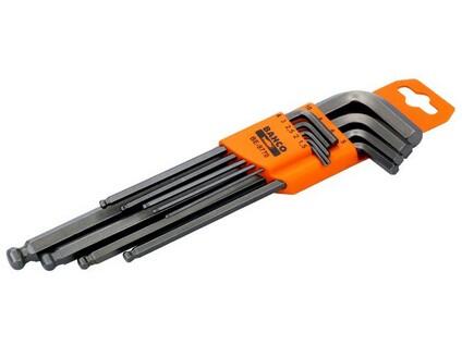 Sada zahnutých nástrčných klíčů,9ks, 1,5-10mm, 355g b3 - BA-BE-9770