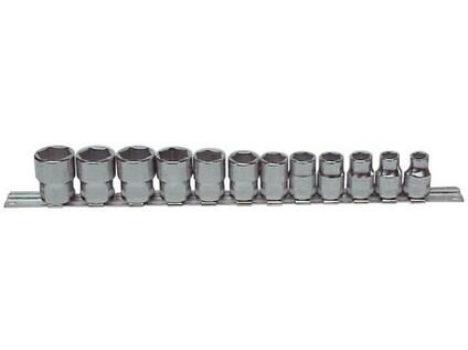 Sada nástrčných hlavic 3/8" na liště 12-dílná 7800SM - BA-7400SR/S12