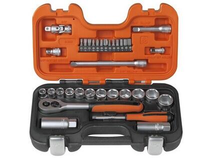 Sada nástrčných klíčů 1/4"+3/8", 34-kusů - BA-S330