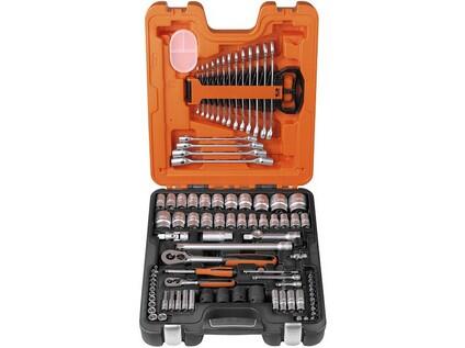 Sada nářadí 94-dílná, 1/4" a 1/2" v plastovém kufru, 9450g - BA-S87+7
