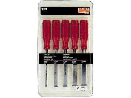 Sada dlát Bahco 5-dílná (6,12,16,20,25mm) 700g - BA-9883