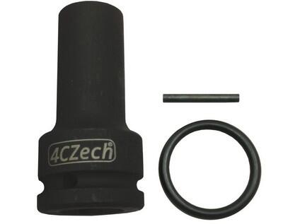 3/4" Hlavice průmyslová prodloužená Drive 27 mm CrMo+trn,o-kroužek - 4CZ-P341-06-27