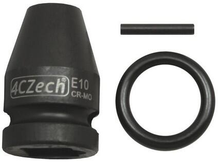 1/2" Hlavice průmyslová TORX E12+trn,o-kroužek - 4CZ-P121-04-12