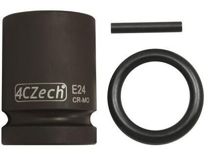 1/2" Hlavice průmyslová TORX E20+trn,o-kroužek - 4CZ-P121-04-20