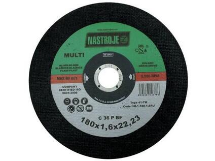 Kotouč řezný 180x1,6x22 MULTI na všechny materiály - IM-1-180-1,6RU