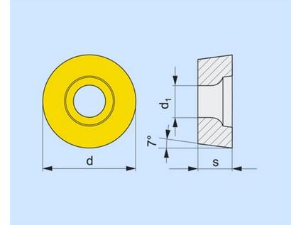 Soustružnické VBD pozitivní 80028857 / 7248714 RCMT A2 -S- PRAMET - PM-RCMT-1204MOE-RM3-T7325
