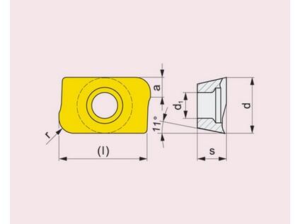 Frézovací VBD ostatní + vrtací 80025564 / 6835884 APKX 15 G4 -S- PRAMET - PM-APKX-150516-M-M8340