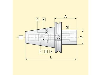 Upínání 86027912 / 7225141 69871-MTS N1 -N- pro držáky/upínače - PM-69871-50A-MTS-5-100