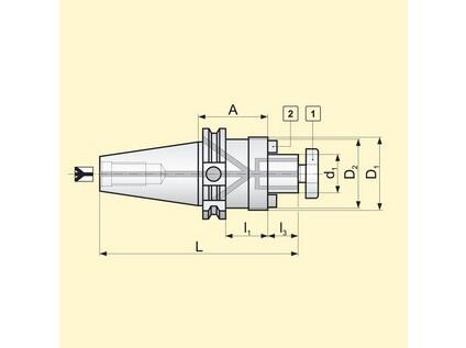 Upínání 86027961 / 7225190 69871-FMH1 N1 -S- pro držáky/upínače - PM-69871-40ADB-FMH1-27-040