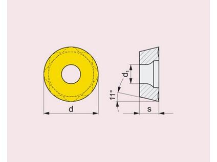 Frézovací VBD upínané šroubkem 80025566 / 6835886 RPEW 12 G2 -S- PRAMET - PM-RPEW-1204MOSN-M8340
