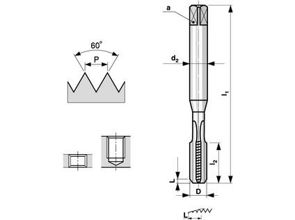 ZAV M 3,5 ISO1 HSSE CSN 22 3042 - BU162-035
