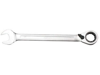 Očkoplochý klíč ráčnový 10 mm s přepínací páčkou, vyhnutý 15°, ISO1711-1 - 4CZ-277R-10
