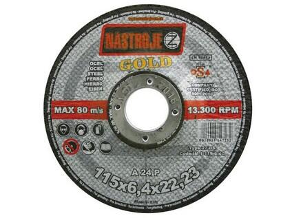 Kotouč brusný gold 150x6,4x22 na ocel - IM-1-150-6,4G