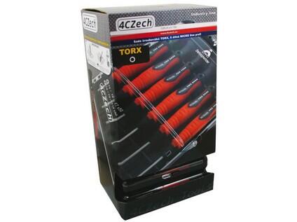 Sada šroubováků TORX, 6 dílná MICRO line profi, 10ks v kartonu - 4CZ-8626-23-B
