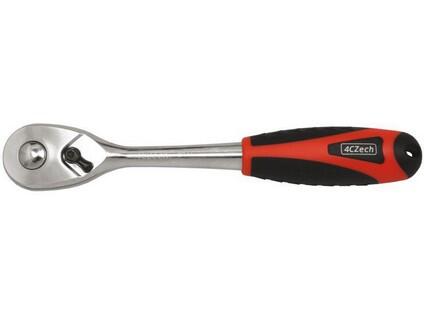 3/8" Ráčna oválná s přepínací páčkou 200 mm, 72 zubů - 4CZ-384-01
