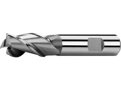Fréza válcová čelní Ø3x8x52, Z3, DIN 844K, HSSCo8 ,N - ZPS-140418-030