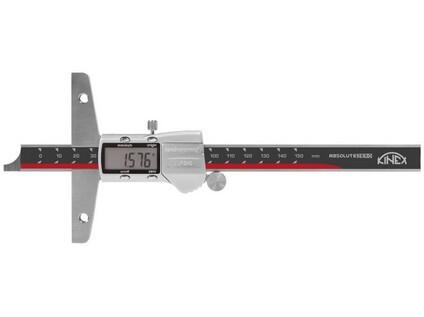 Hloubkoměr digitální bez nosu DIN 862, ABZ DESIGN 0-200mm 200/100 KINEX - KI2050-05-200