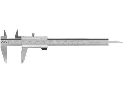 Posuvné měřítko 150/40 mm 0,02 mm s hloubkoměrem DIN 862 KINEX - KI6000-02-150