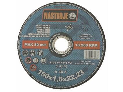 Kotouč řezný 150x1,6x22 na ocel a nerez - certifikát OSA - IM-1-150-1,6R