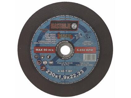 Kotouč řezný 230x1,9x22 iMACH3 na ocel a nerez - certifikát OSA - IM-1-230-1,9RM