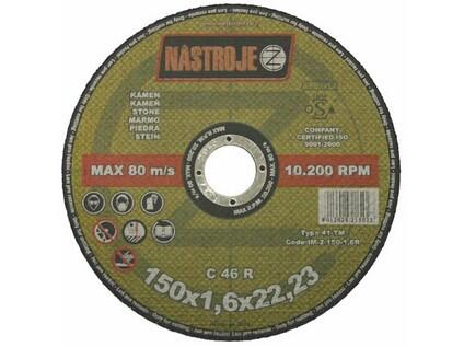 Kotouč řezný 150x1,6x22 na kámen - certifikát OSA - IM-2-150-1,6R
