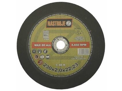 Kotouč řezný 230x2,0x22 na kámen - certifikát OSA - IM-2-230-2,0R
