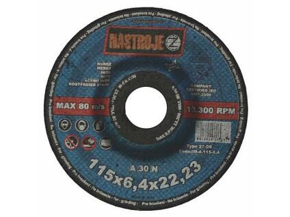 Kotouč brusný 115x6,4x22 na nerez A30N - certifikát OSA - IM-4-115-6,4