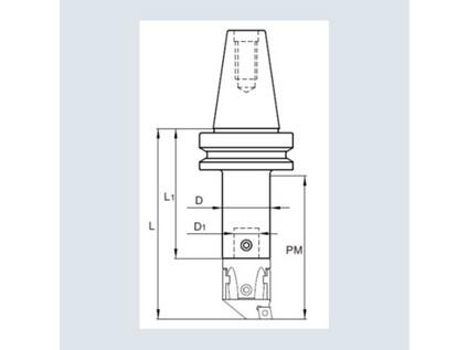 Upínač rotačních nástrojů 86007147 / 6761452 BT-BS N2 -S- PRAMET - PM-BT-350-042-200-R