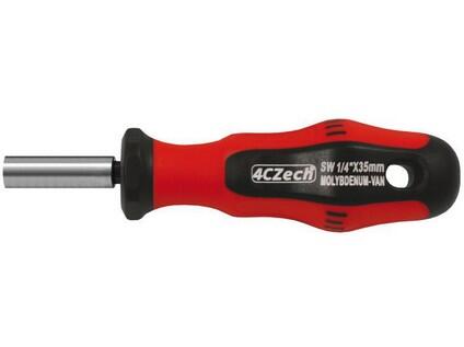 Držák bitů magnetický 1/4"  35mm s rukojetí profi - 4CZ-8320-09