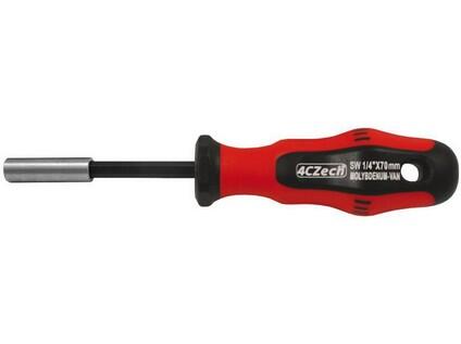 Držák bitů magnetický 1/4"  70mm s rukojetí profi - 4CZ-8320-10