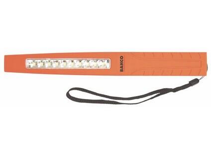 Kapesní svítilna, 10+1 LED, magnet, USB, 262x31x20mm, 250g - BA-BLTS10
