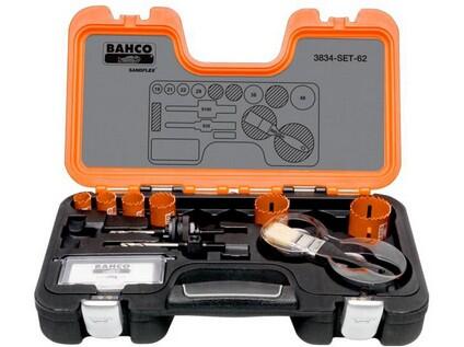 Sada děrovacích pil SANDFLEX 19,21,22,29,38,48 + 2 trny - BA-3834-SET-62