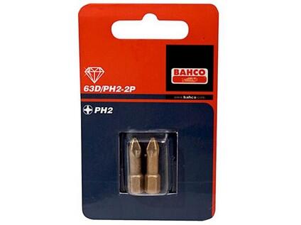 Bit PH2 25mm 1/4" DIAMOND balení 2ks - BA-63D/PH2-2P