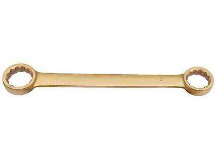 Nejiskřivé nářadí - oboustranný očkový plochý klíč AL-BR 30-32mm - BA-NS010-3032