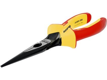 Kleště s dlouhými špičatými čelistmi ERGO™ s izolovanými dvousložkovými rukojeťmi 1000V s fosfátovaným povrchem 160mm - BA-2430 S-160
