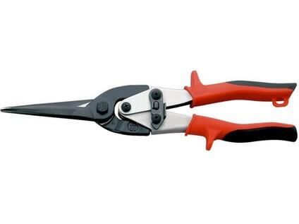 Nůžky na plech 290mm přímé dlouhé, oranžová rukojeť 465g - BA-MA431