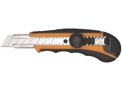 Pracovní nůž s otočným zámkem,ergonomická rukojeť 18mm GD - TM-370201