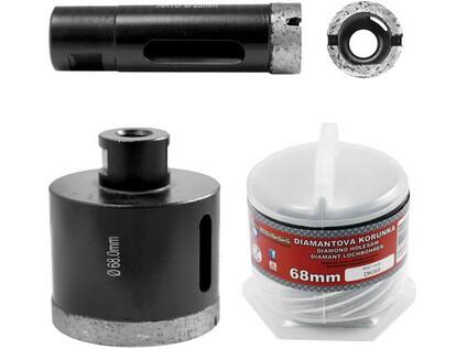 Korunka diamantová 60mm s upínáním M14 - DK060