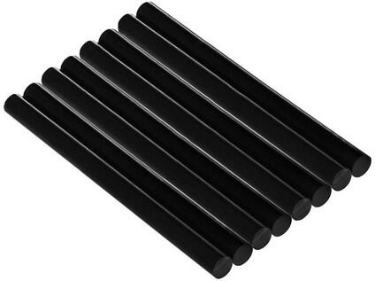 Tyčinky do tavné pistole ø7.2х200mm 8ks černé RD - TM-156703