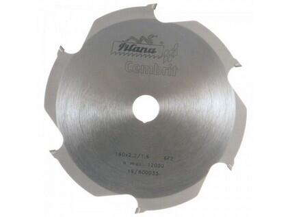Pilový kotouč PKD 160x2,2/1,6x20  5377     6 FZ   - DIA 5,0 mm - PI225377-160-22-20-6