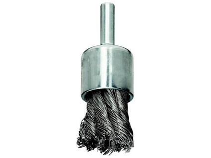 Kartáč hrnkový copánkový pr.25mm (1") se stopkou RD - TM-170107