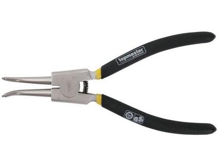 Kleště na pojistné kroužky pro hřídele ohnuté 180mm TMP - TM-212915