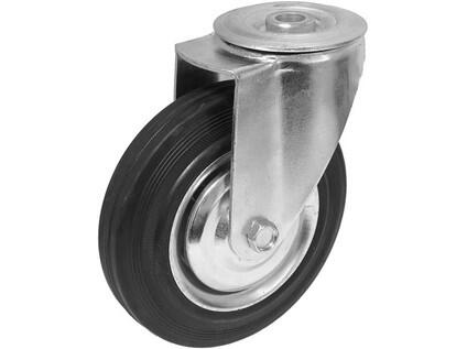 Kolečko plech-guma otočné 551 XD-V160C z 130kg - RN-N900915