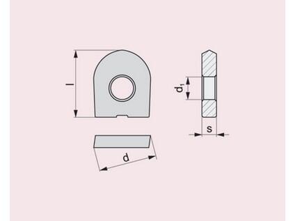Frézovací VBD upínané šroubkem 80031309 / 7637801 RC G2 -S- PRAMET - PM-RC-32-M8330