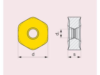 Frézovací VBD ostatní + vrtací 80031152 / 7601337 HNGX 06 G4 -S- PRAMET - PM-HNGX-0604ANSN-M-M6330